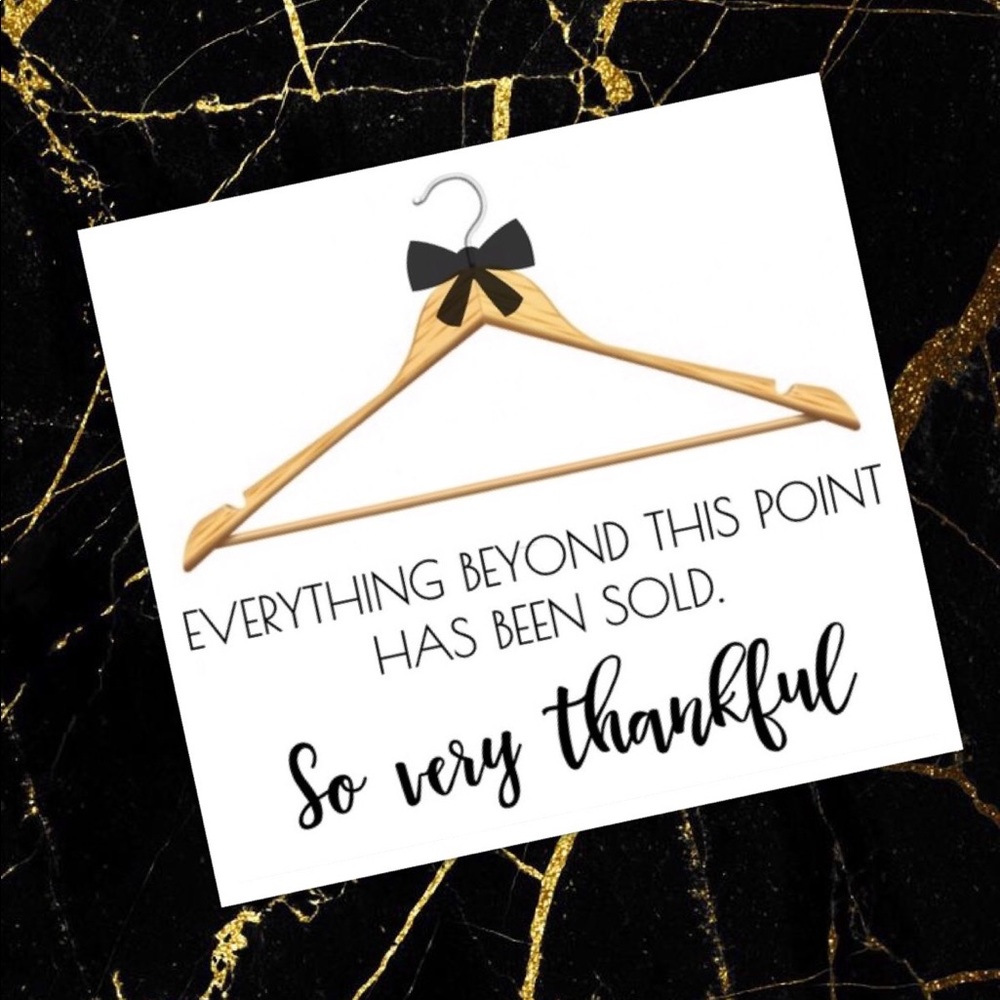 ••SOLD AFTER THIS POINT••